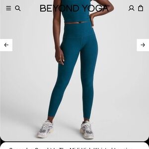 Beyond Yoga caught in the midi spacedye leggings